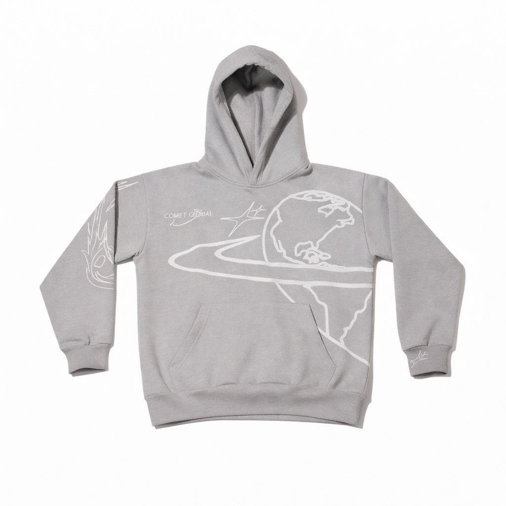 Graphic Grey Tracksuit Set